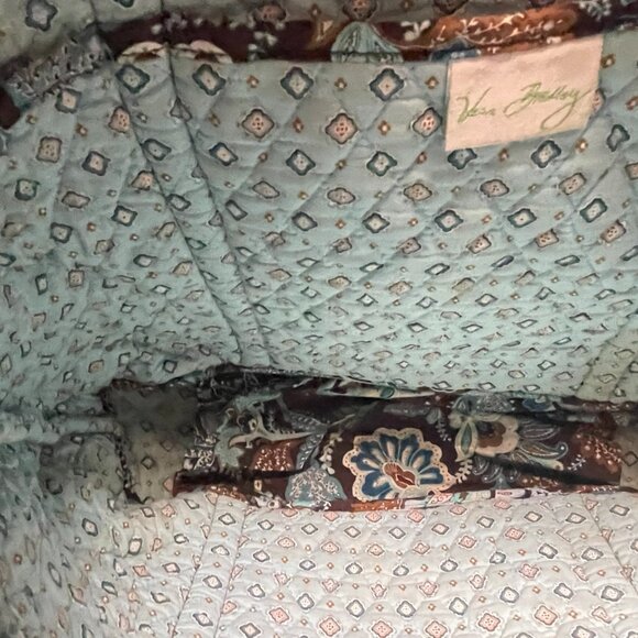 Vera Bradley Small Tic Tac Tote - Java Blue - Picture 8 of 10